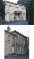 Brandon House, from road and from the side. Click to Enlarge.